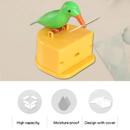 Creative Press Toothpick Dispenser Cartoon Bird