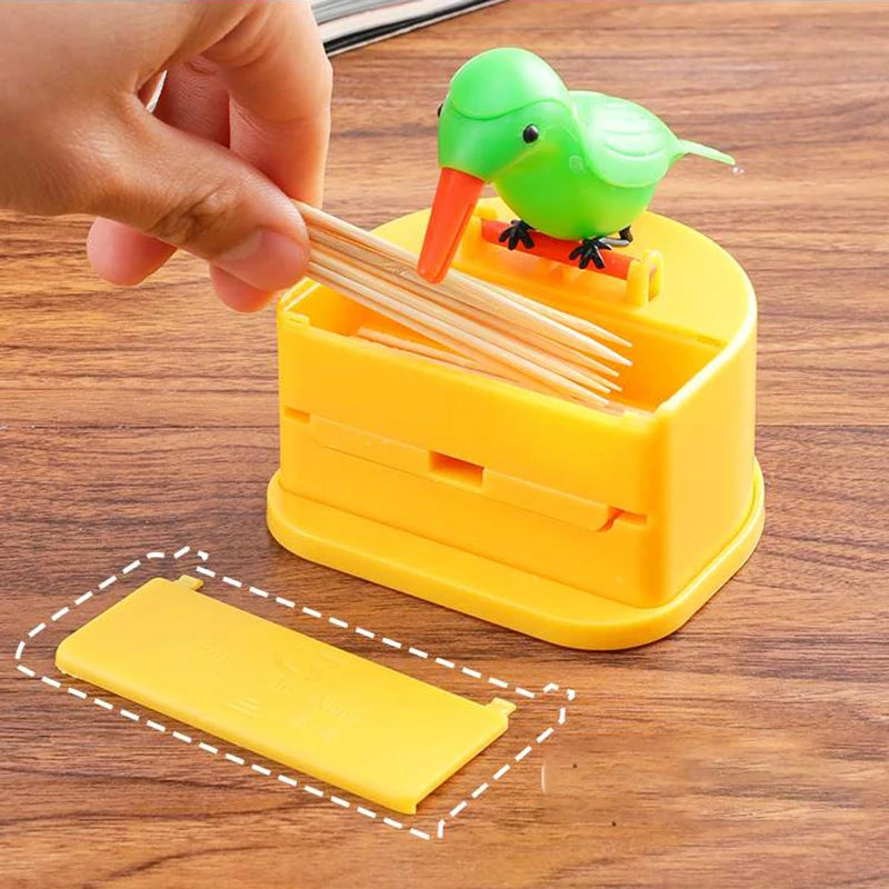 Creative Press Toothpick Dispenser Cartoon Bird