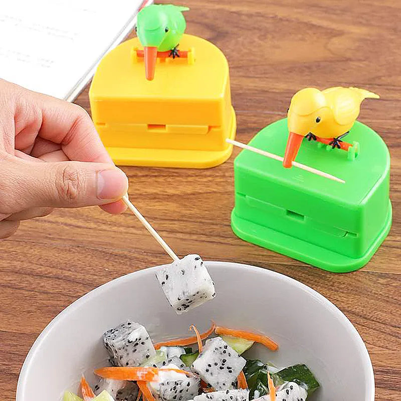 Creative Press Toothpick Dispenser Cartoon Bird