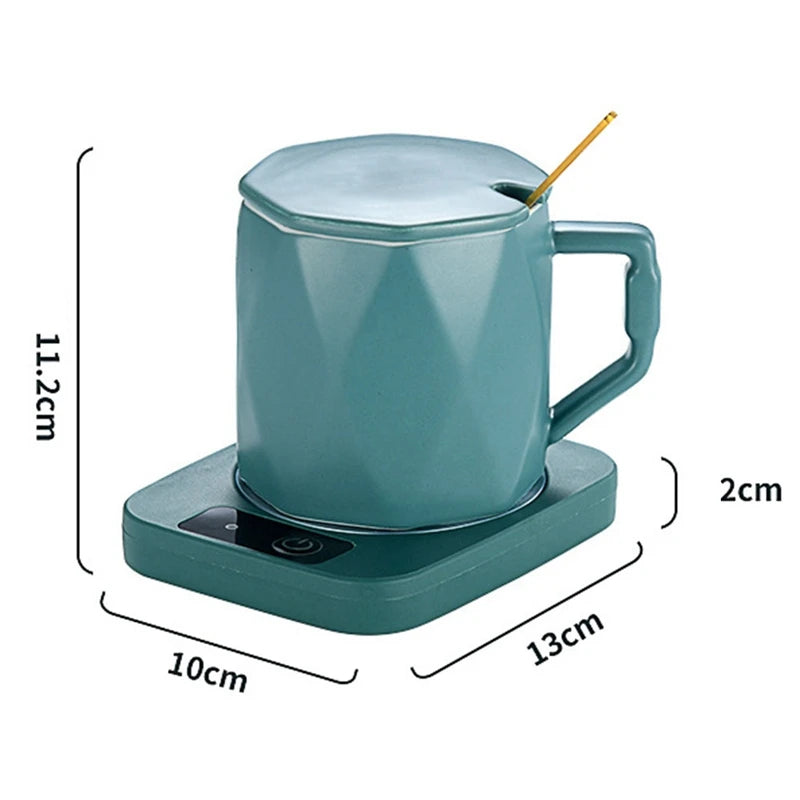 Mug Heater Mug Cup Warmer Mat Constant Temperature Coaster EU Plug