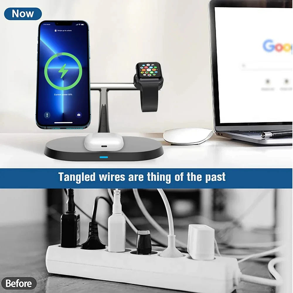 3 In 1 Fast Magnetic Wireless Charging Station