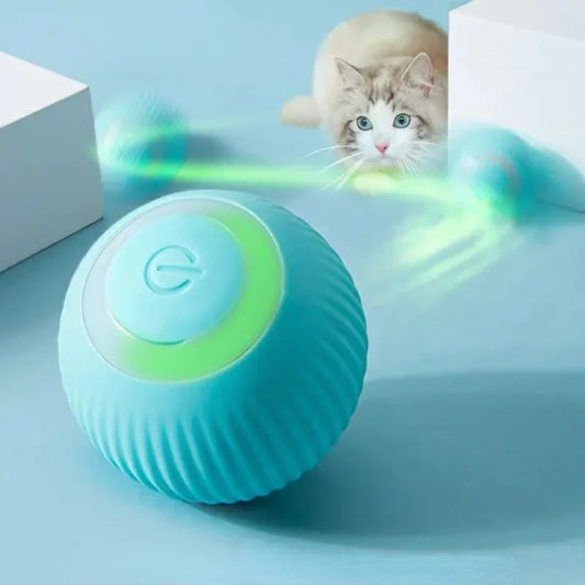 Cat Toys Automatic Rolling Ball Self-moving Kitten Toys Pet Accessories