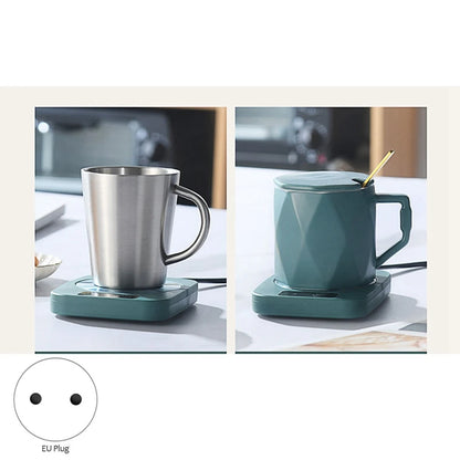 Mug Heater Mug Cup Warmer Mat Constant Temperature Coaster EU Plug